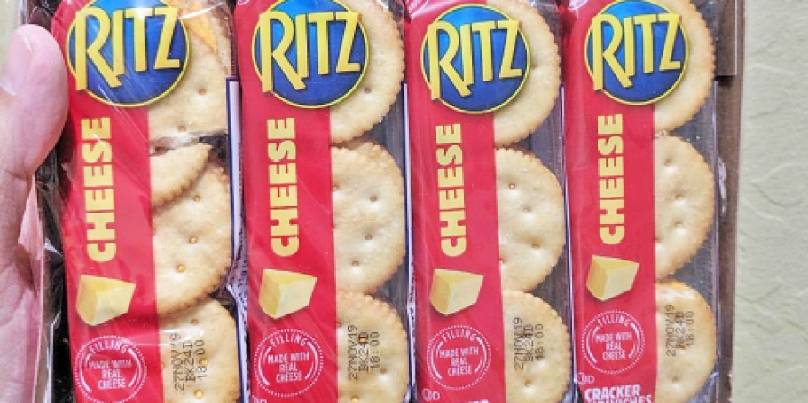 Ritz Sandwich Crackers 48-Count Only $13.73 Shipped on Amazon (29¢ Per Pack!)