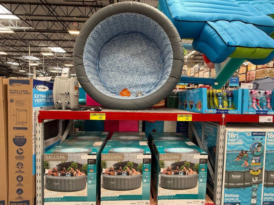 SaluSpa Corsica Energy-Saving Smart AirJet Inflatable Hot Tub in Sam's Club