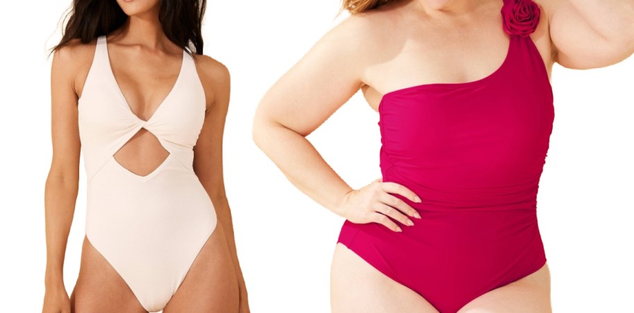 Shade and shore one piece bathing suits