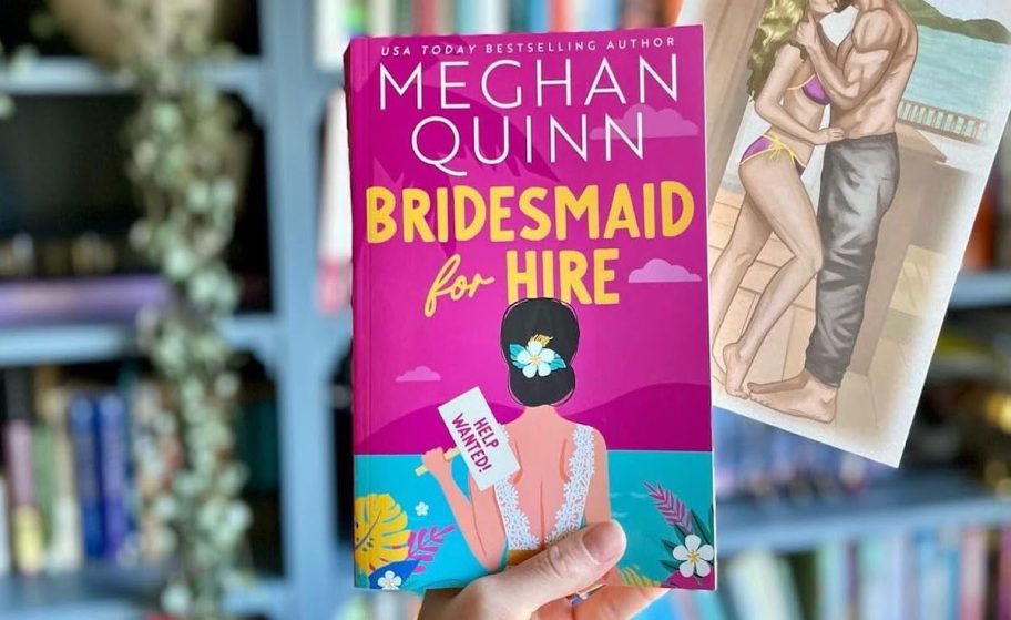 hand holding bridesmaid for hire with photo of couple book recommendations 2025
