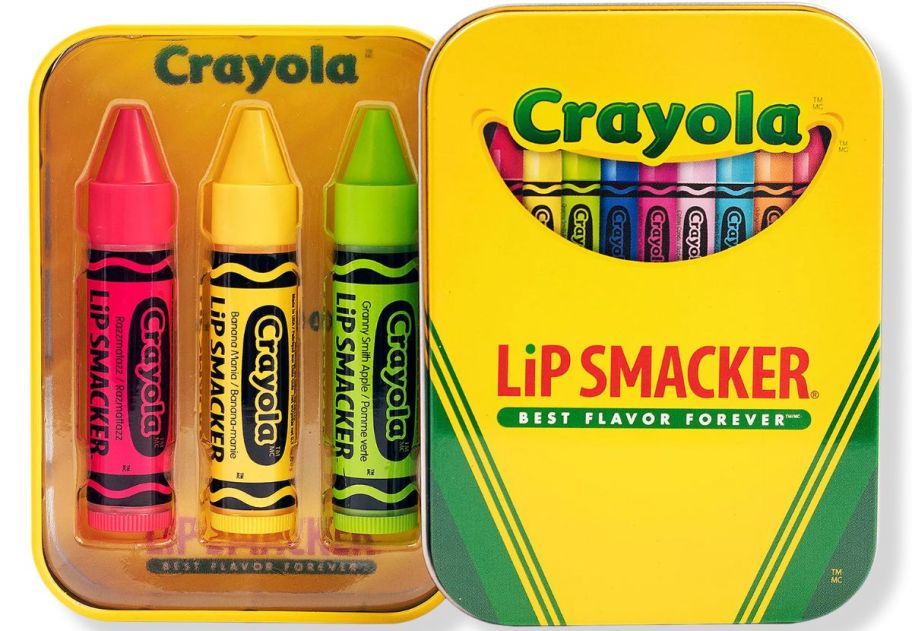 lip smacker crayola lip balm 3 pack