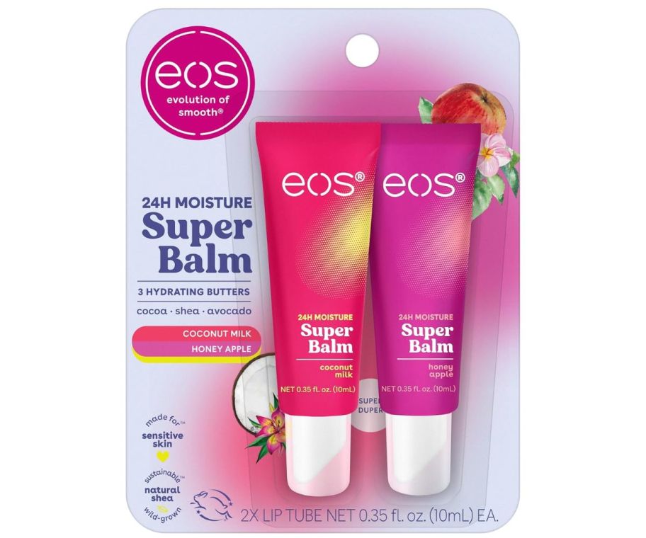 eos lip treatment 2 pack in packaging