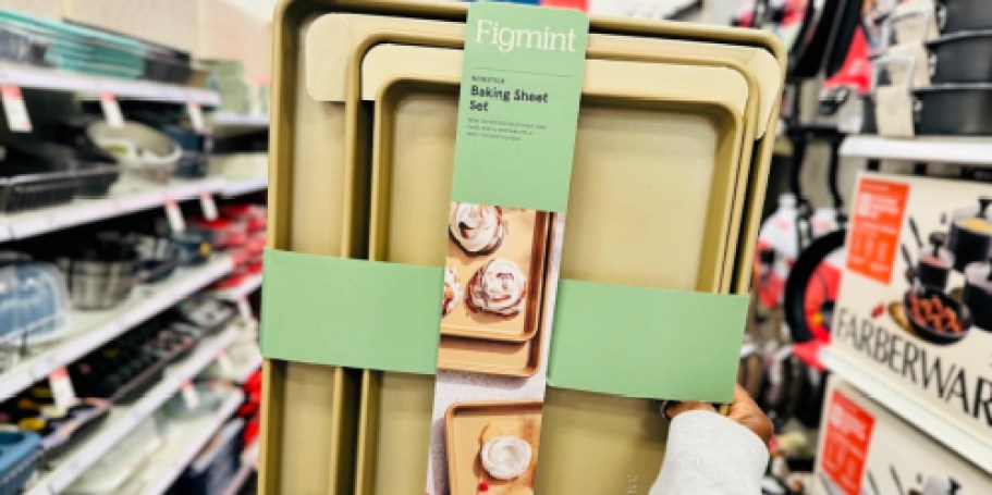Figmint 3-Piece Nonstick Baking Sheet Set Just $15 on Target.com