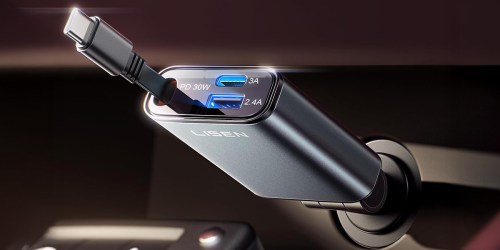Retractable Car Charger Only $10 on Amazon (Charge 3 Devices Simultaneously!)