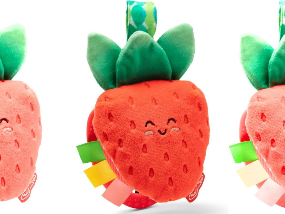 Melissa & Doug Multi-Sensory Peek-A-Boo Berry Take-Along Clip-On Infant Travel Toy stock image