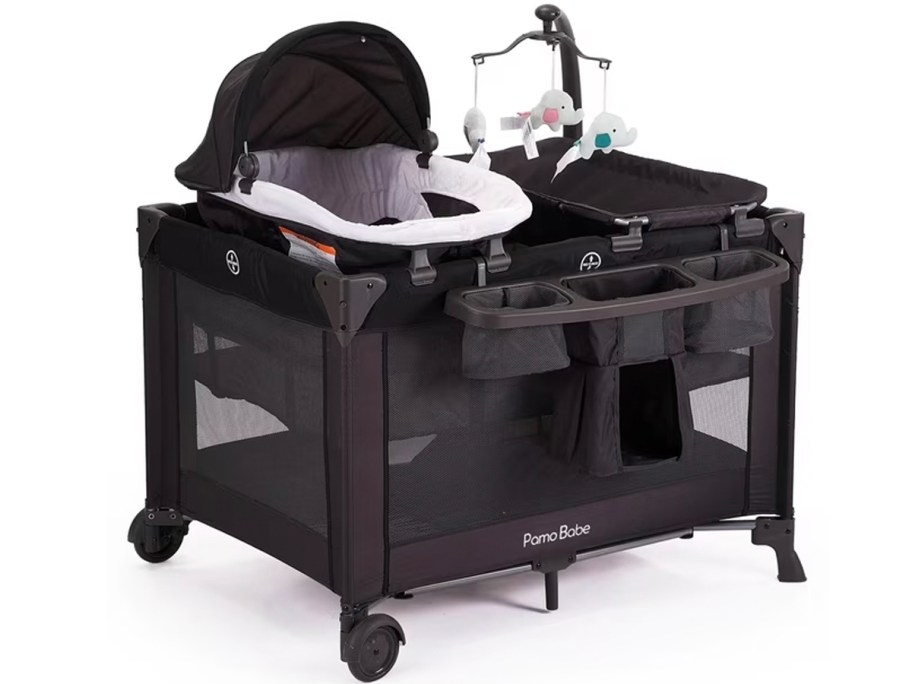 black pamo baby playyard