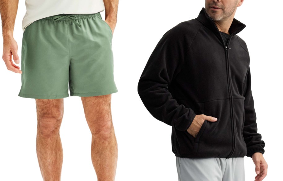 shorts and jackets