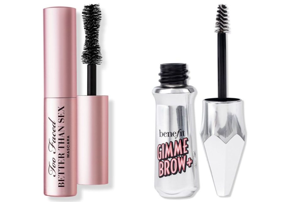 too faced mascara and gimme brows