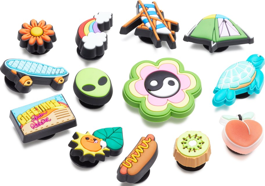 variety of crocs jibbitz charms
