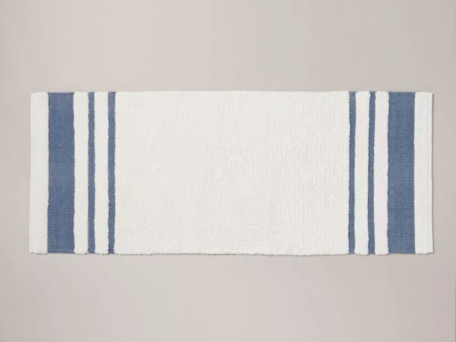 Hearth & Hand w/ Magnolia 24"x60" Border Stripe Bath Rug stock image