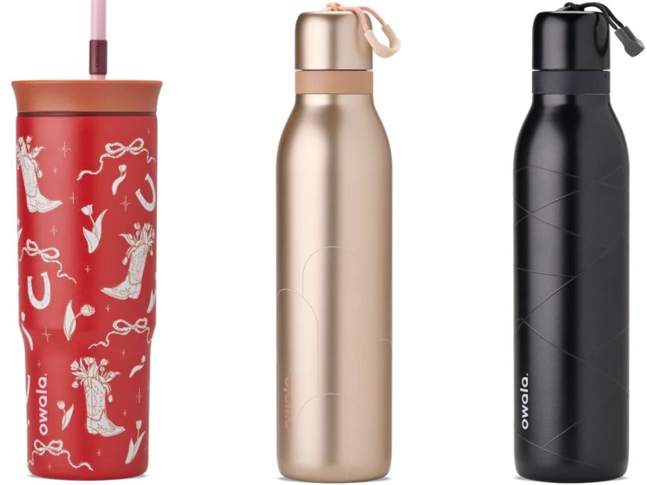 stock images of 3 Owala Birthday Bash Drinkware