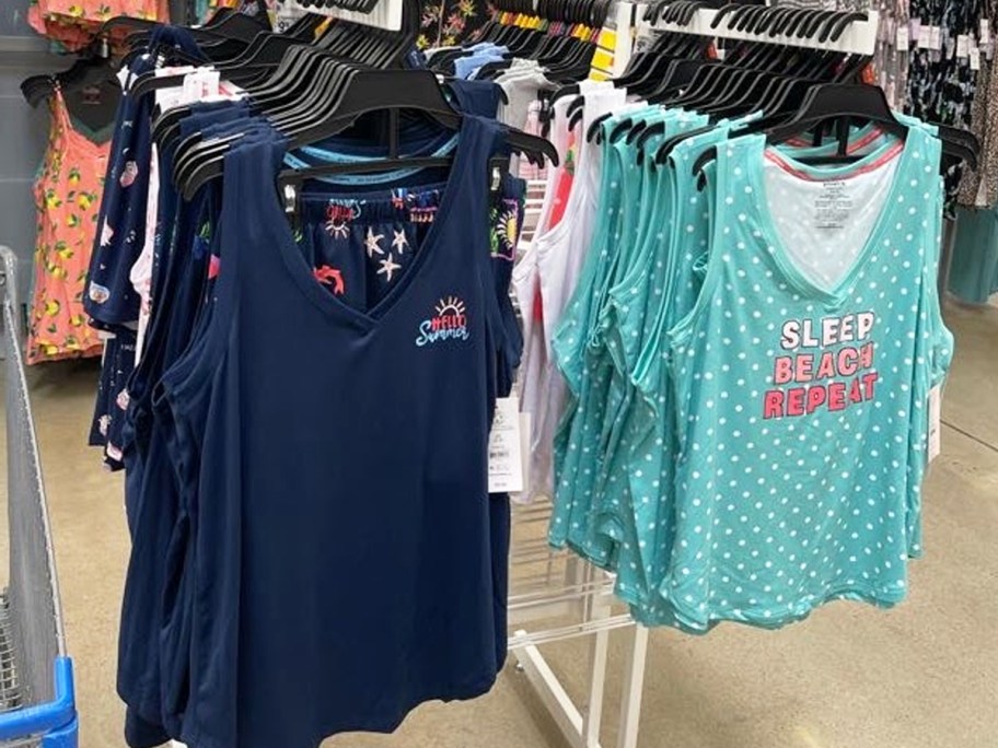 summer and beach themed pajama sets in store