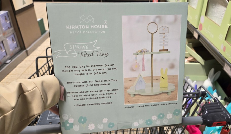 Kirkton House Spring Tiered Tray - Flower Shape inside of shopping cart
