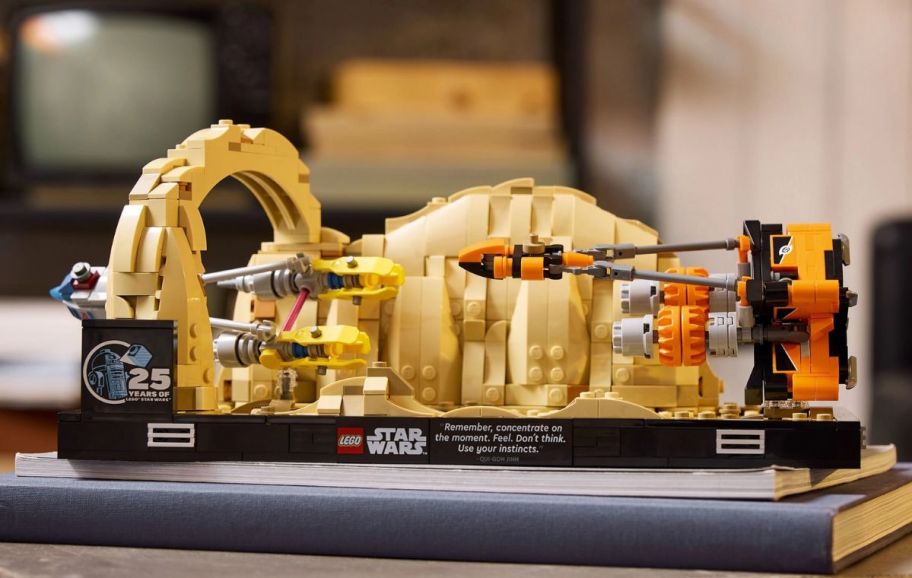 a completed star wars lego set