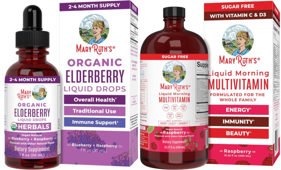 Maryruths organics elderberry and multivitamin