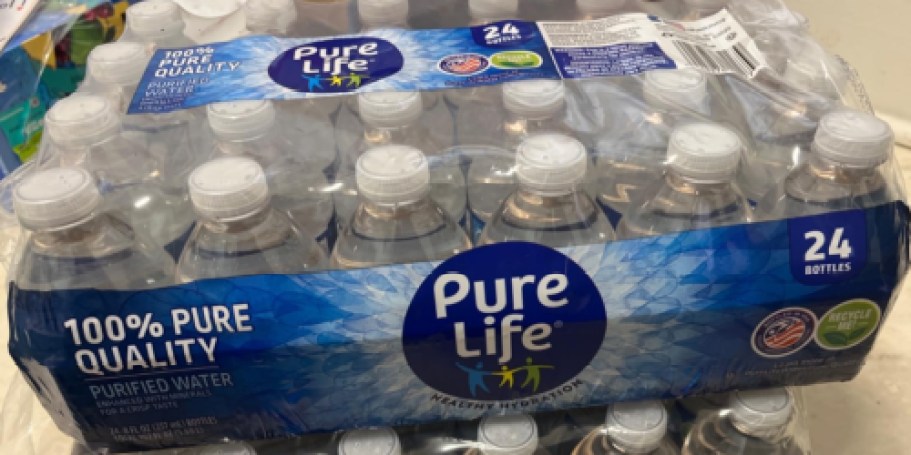 Nestle Pure Life 8oz Bottled Water 24-Pack Just $3 Shipped on Amazon (Reg. $5)