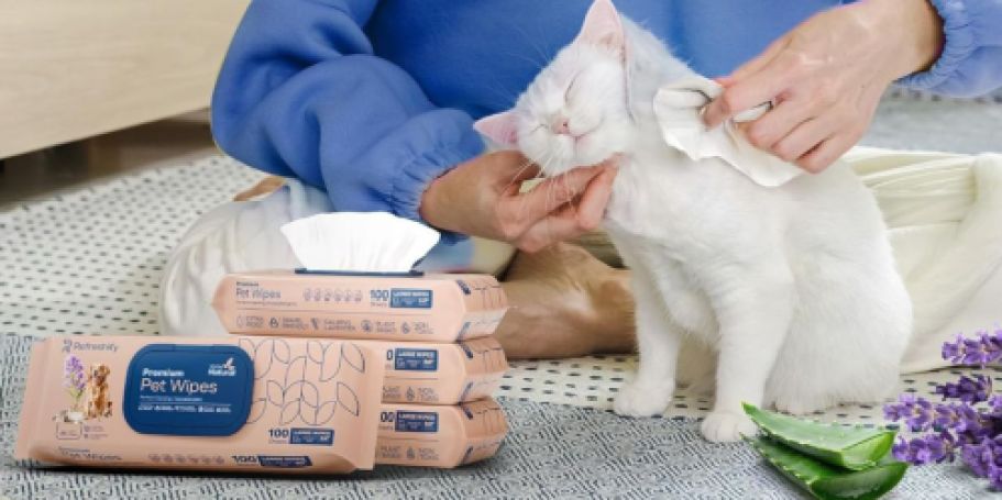 Premium Pet Wipes 412-Count Only $17 Shipped on Amazon (Reg. $30)