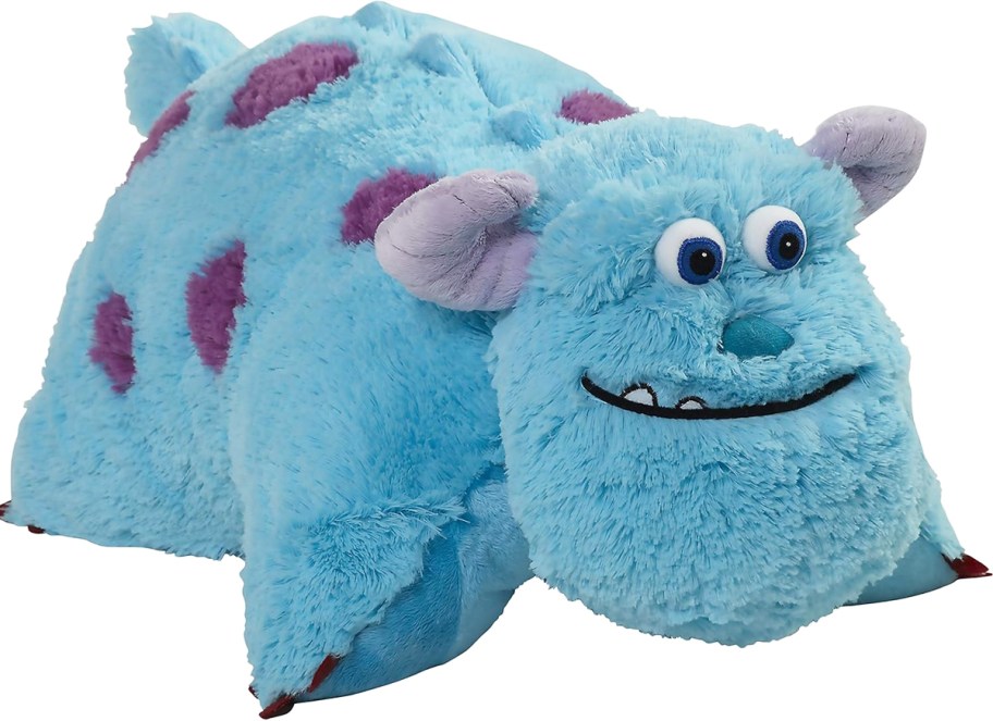 blue sulley from Monsters Inc pillow pet