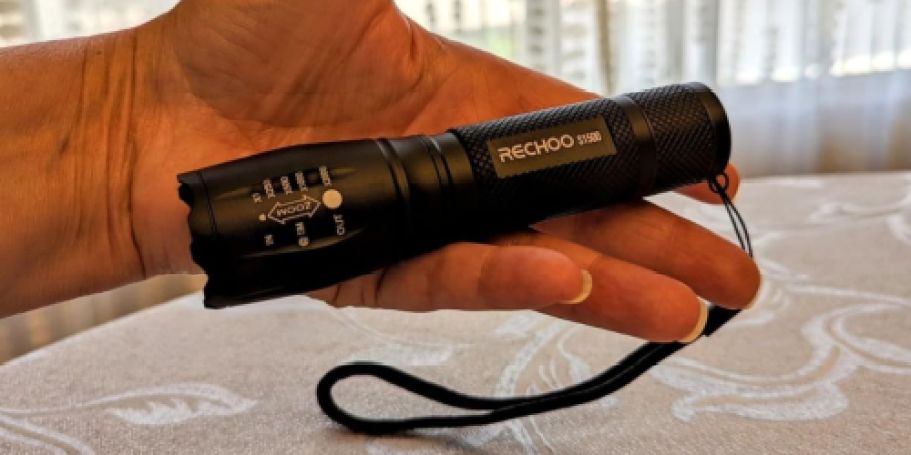 FOUR Tactical Flashlights Only $9.85 Shipped for Amazon Prime Members