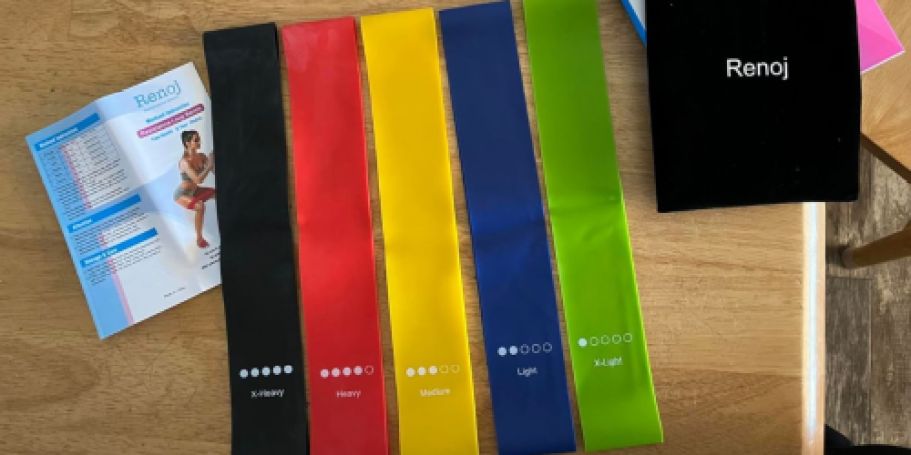 Resistance Bands 5-Pack Only $3.74 on Amazon (Regularly $17)