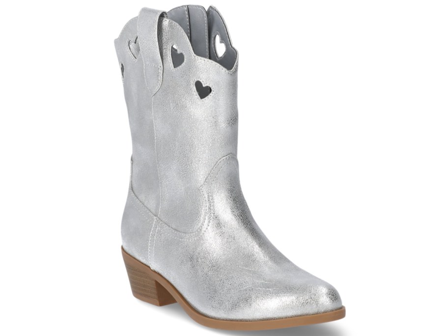 Stock image of Wonder Nation Toddler & Girls Fashion Metallic Heart Cowgirl