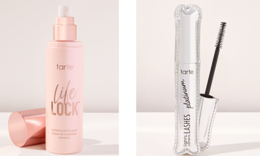 cTarte setting spray and mascara