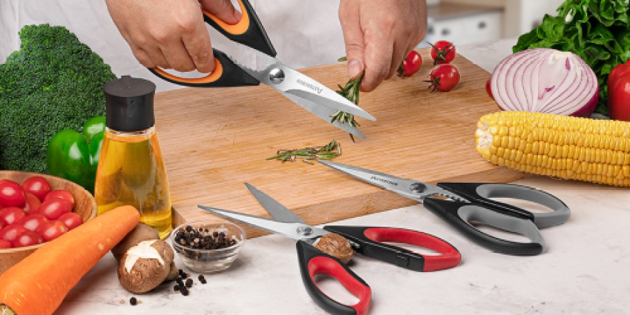 Metal Kitchen Shears 3-Pack Just $9.99 on Amazon