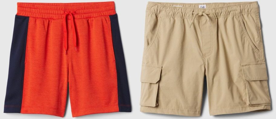 two pair of boys shorts