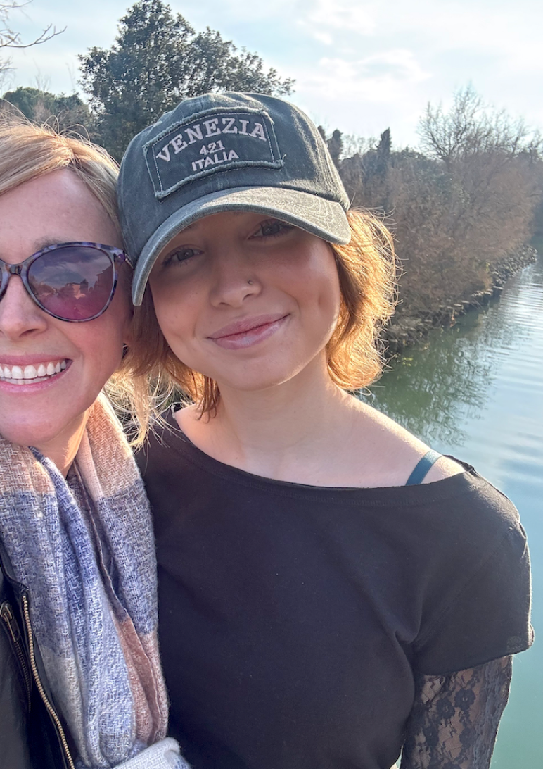 Collin and piper in Italy 