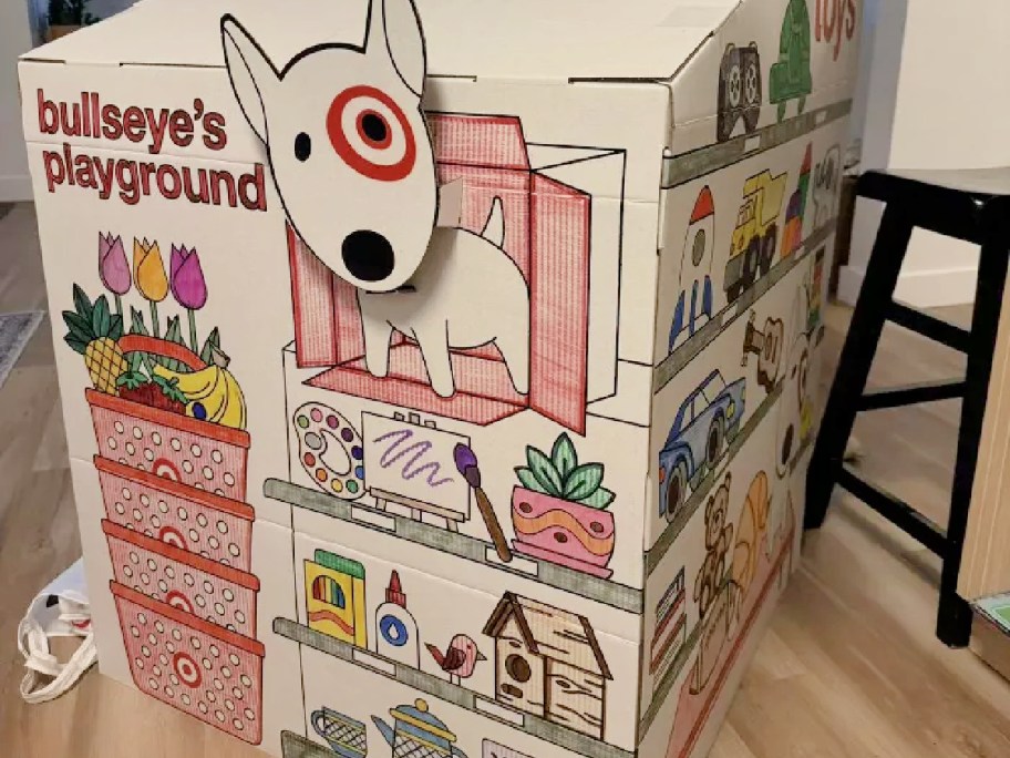cardboard target fort