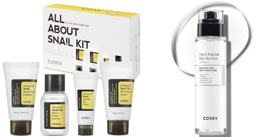 Cosrx snail kit and skin booster