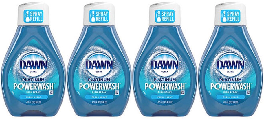 4 dawn powerwash detergents