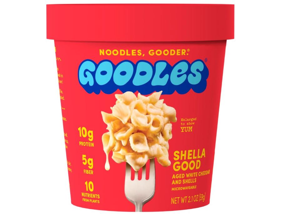 Goodles Mac & Cheese Shella Good Aged White Cheddar Microwaveable Cup