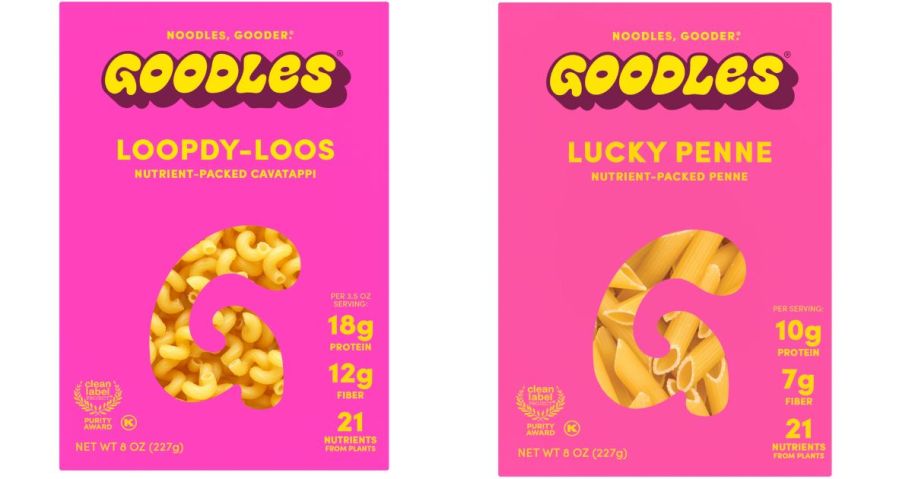 Goodles Dry Pasta Loopdy-Loos Cavatappi and penne Pasta 8oz boxes