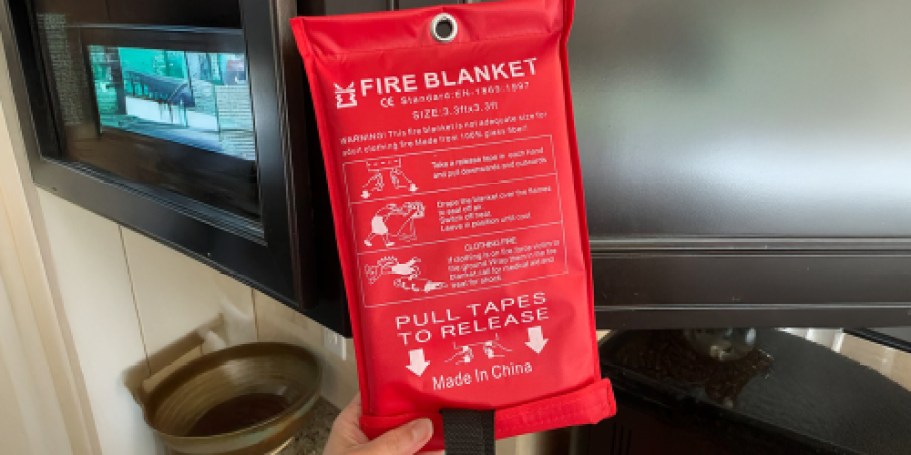 Fire Blanket 2-Pack Only $9.99 on Amazon (Over 2,600 5-Star Ratings)