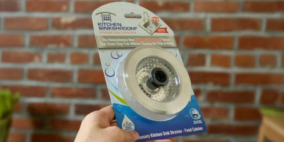 SinkShroom Kitchen Sink Drain Protector Just $5 | No More Clogged Drains