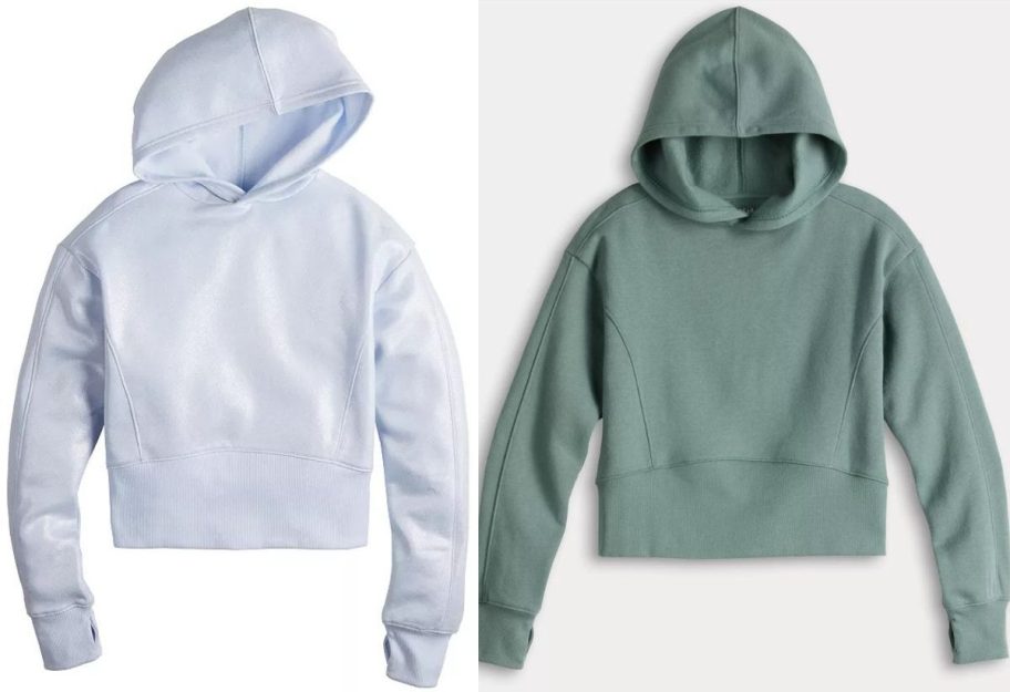 stock images of two Tek Gear Girls Hoodies