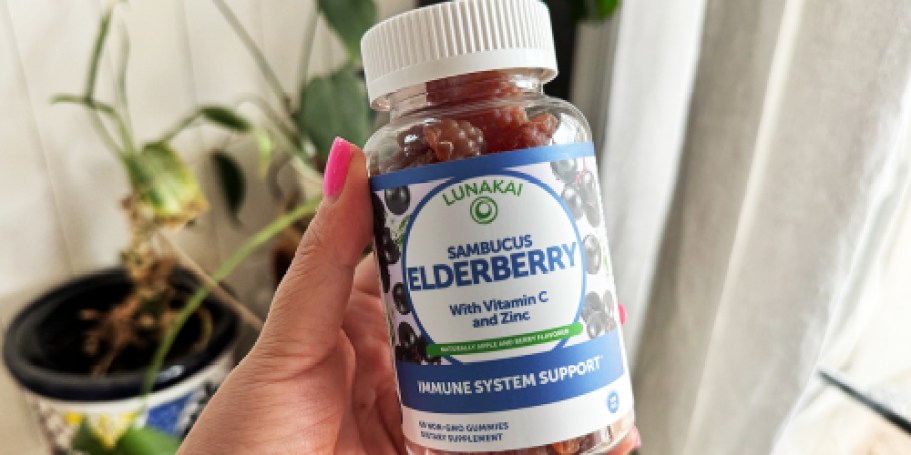 Lunakai Sambucus Elderberry Gummies 60-Count Only $12.96 Shipped on Amazon (Reg. $30)