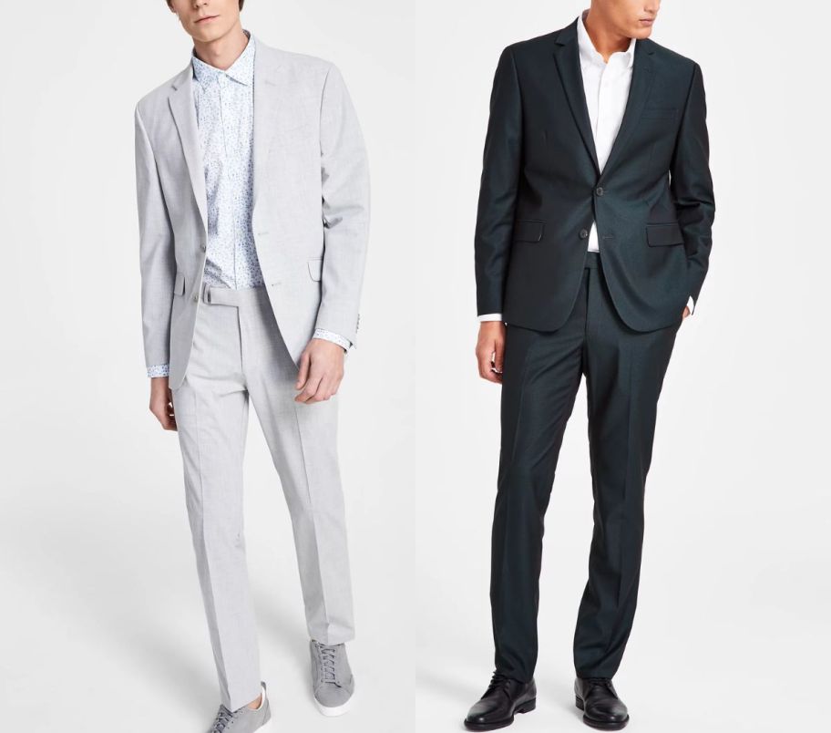 male models wearing suits
