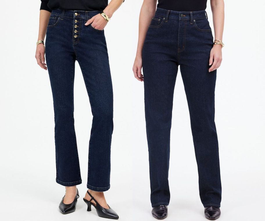two women in madewell jeans 