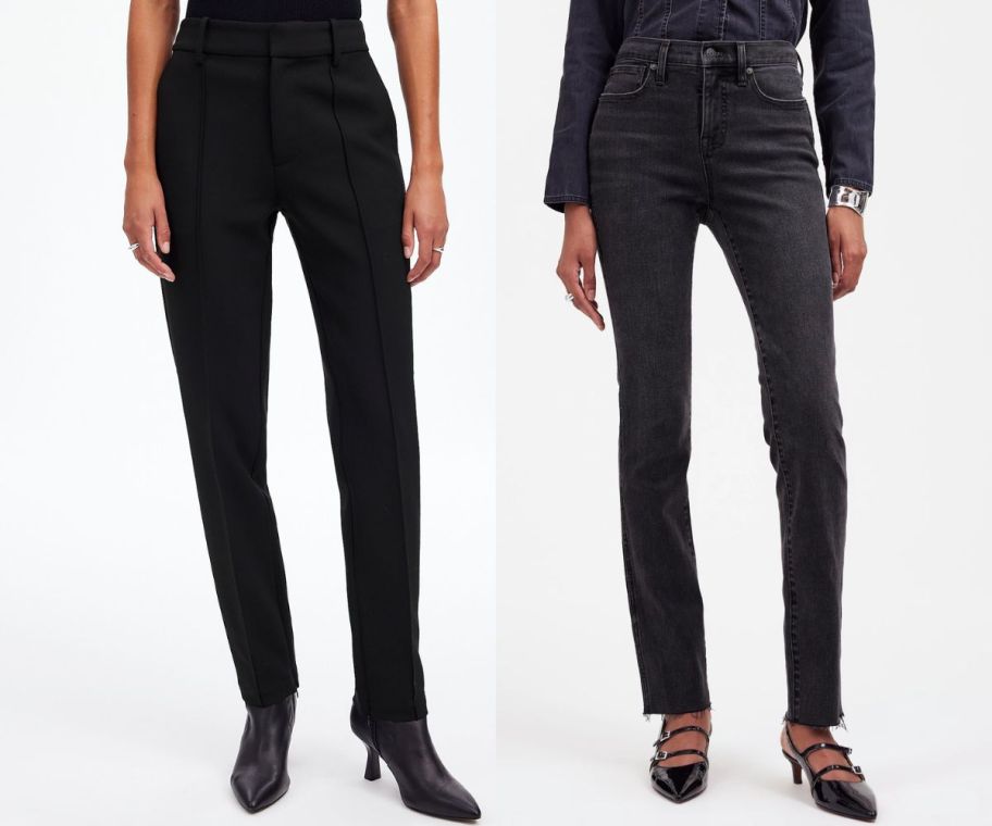 two women in madewell jeans 