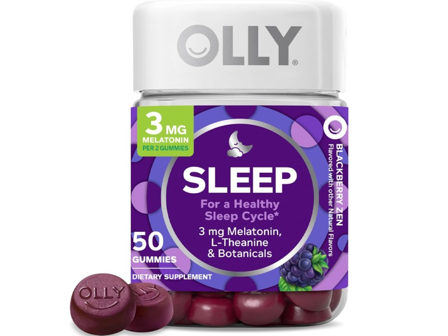 olly sleep gummies jar 