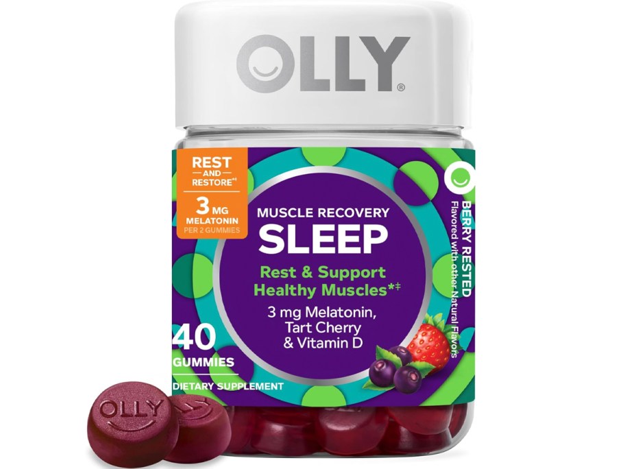 olly sleep gummies jar