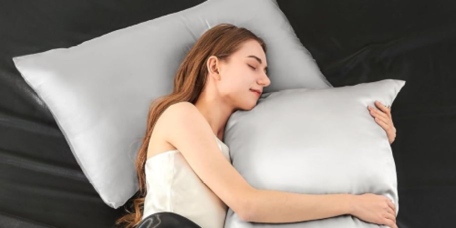 Silk Pillowcase Only $4 Shipped for Prime Members | Great for Skin & Hair