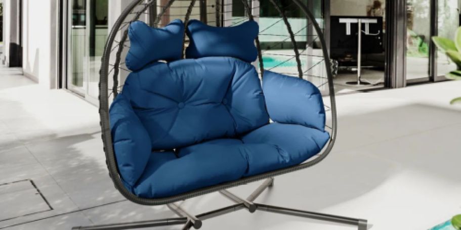 Up to 75% Off Wayfair Patio Furniture | 2-Person Egg Chair Only $269.99 Shipped!