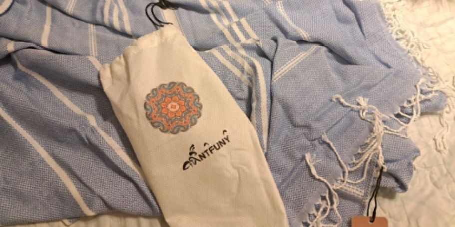 Turkish Beach Towels from $5.99 on Amazon | Quick Drying & Sand-Free