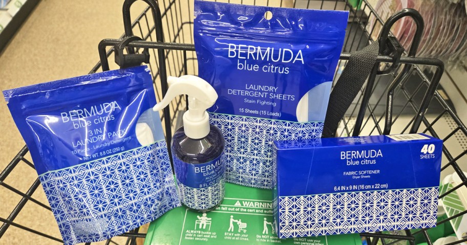 Bermuda Blue Citrus items in shopping cart