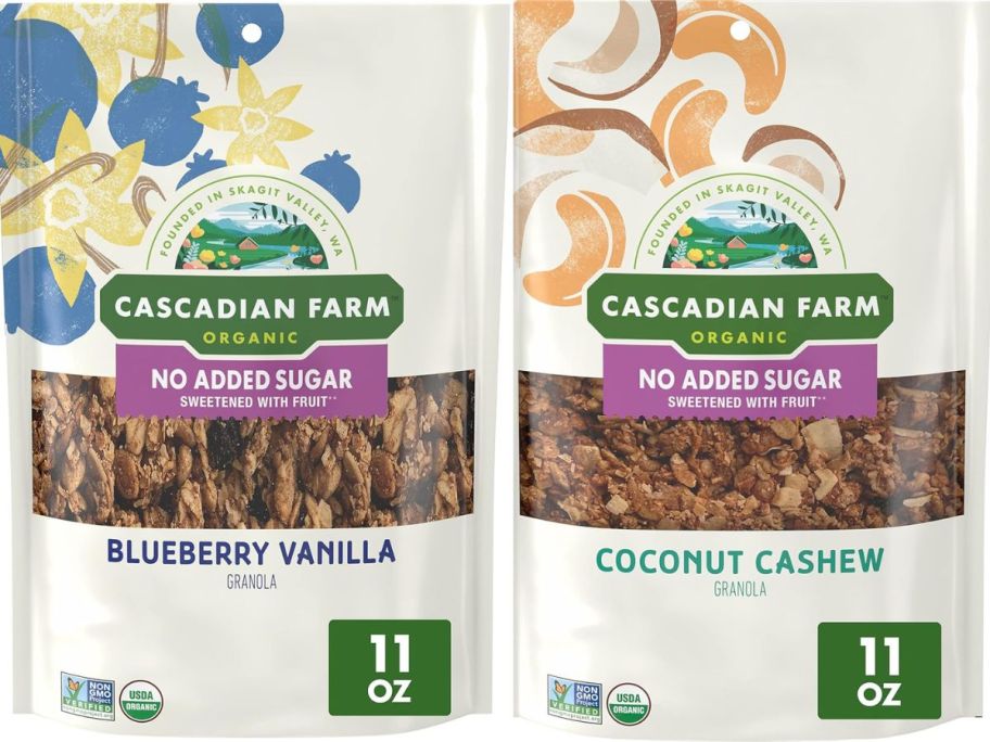 2 bags of granola