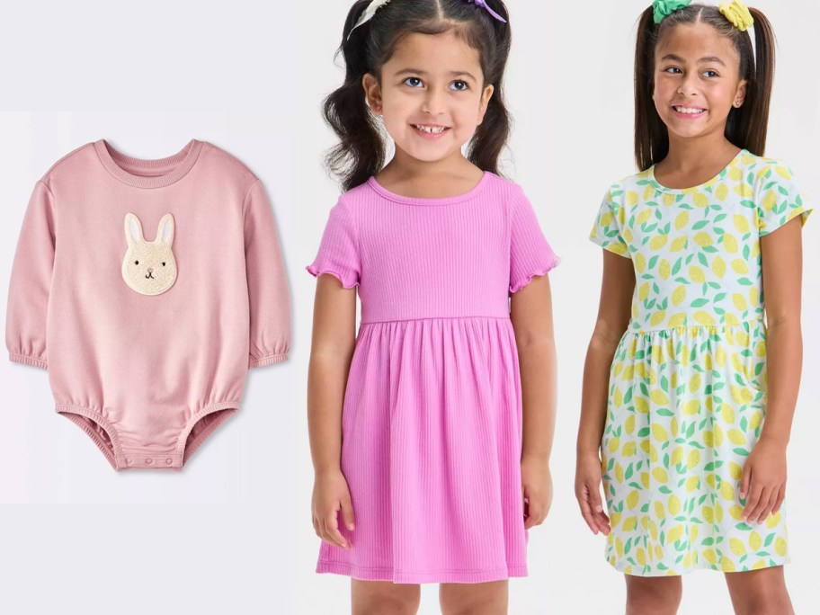 Cat & Jack Baby Girls Dresses and Rompers and Toddler Girls and Girls Dresses