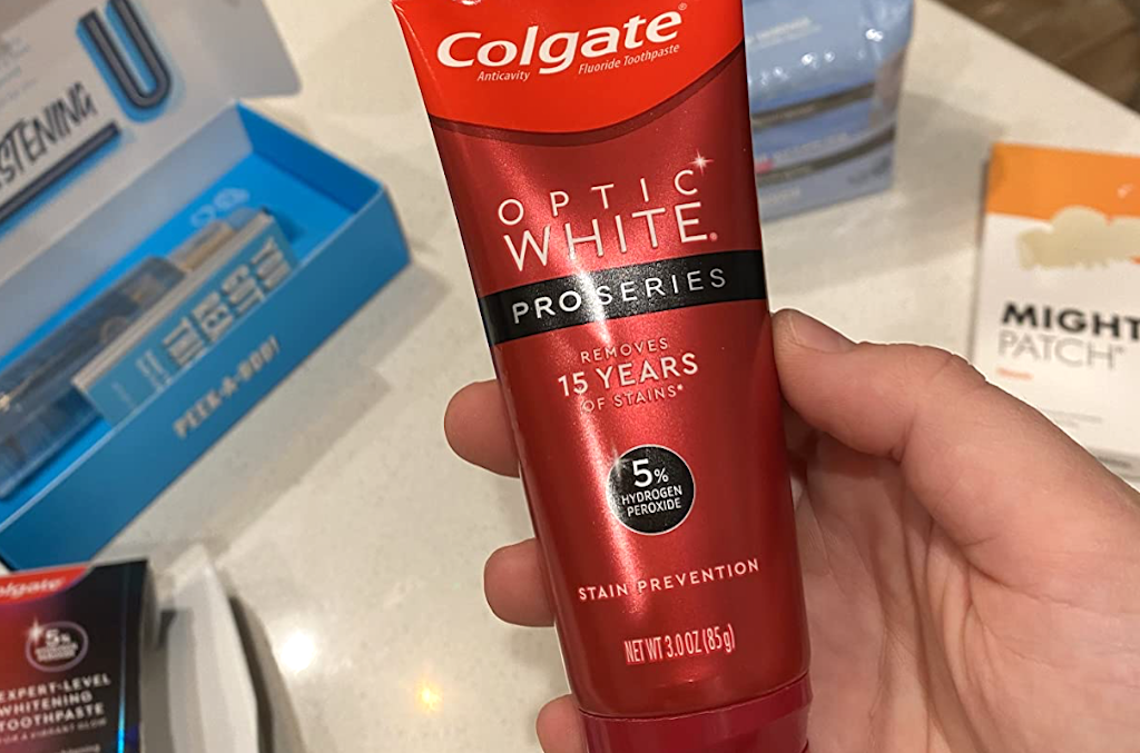 Colgate Optic white toothpaste 